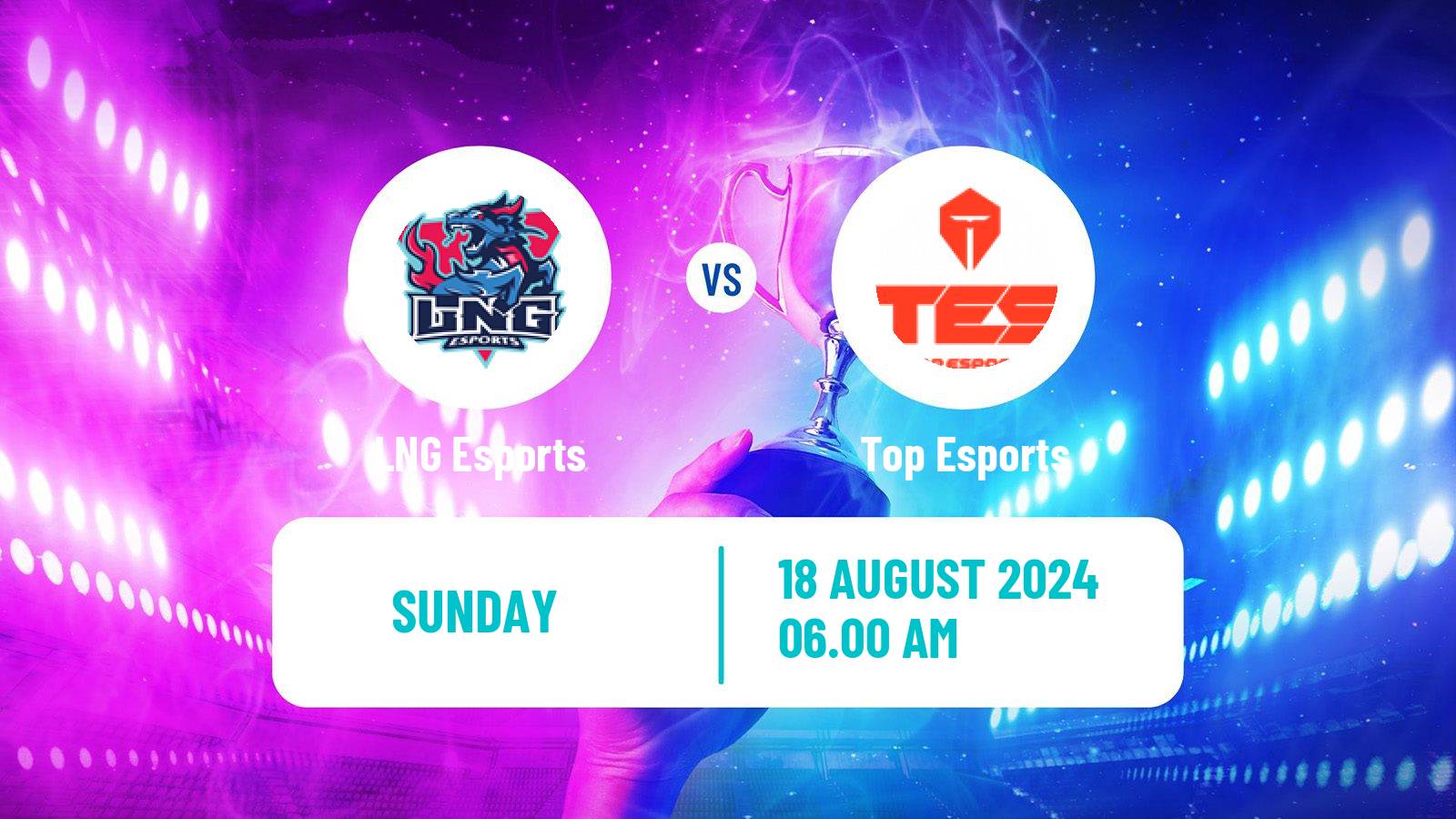 Esports League Of Legends Lpl LNG Esports - Top Esports