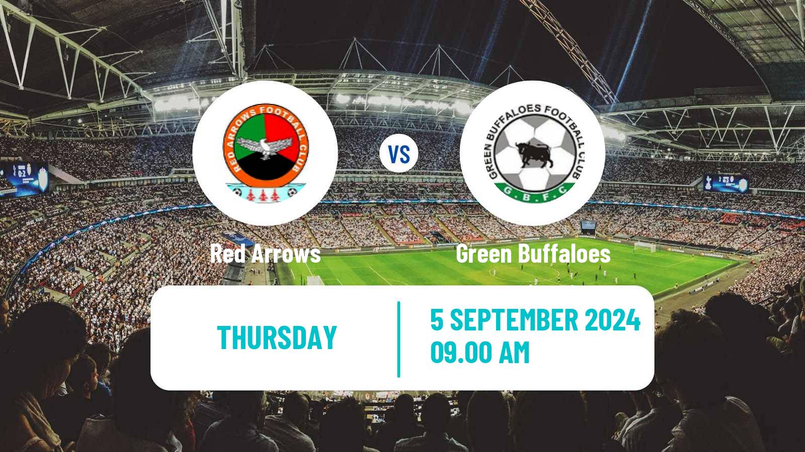 Soccer Zambian Premier League Red Arrows - Green Buffaloes