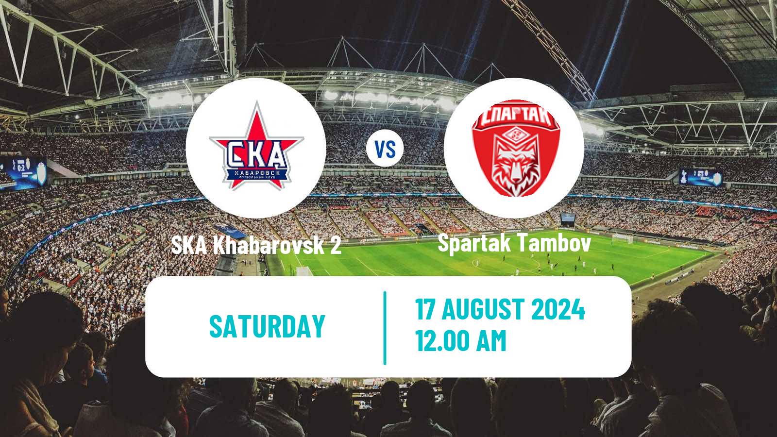 Soccer FNL 2 Division B Group 3 SKA Khabarovsk 2 - Spartak Tambov