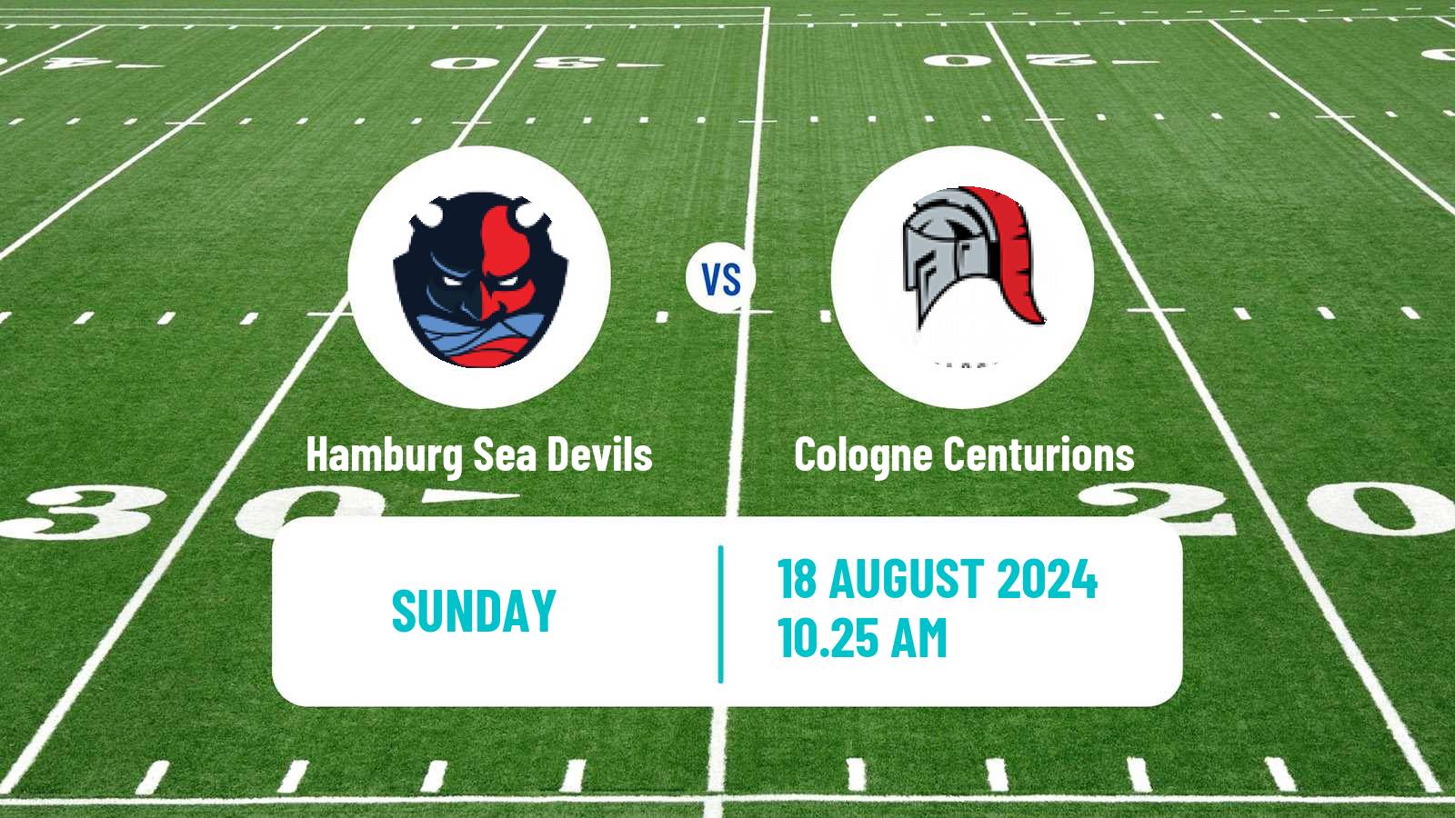 American football European League of American Football Hamburg Sea Devils - Cologne Centurions