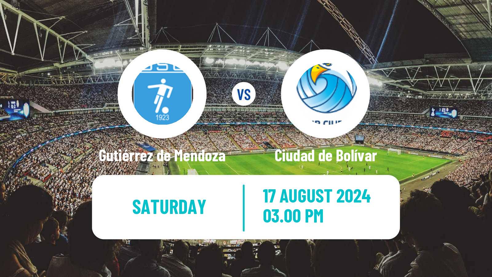 Soccer Argentinian Torneo Federal Gutiérrez de Mendoza - Ciudad de Bolívar