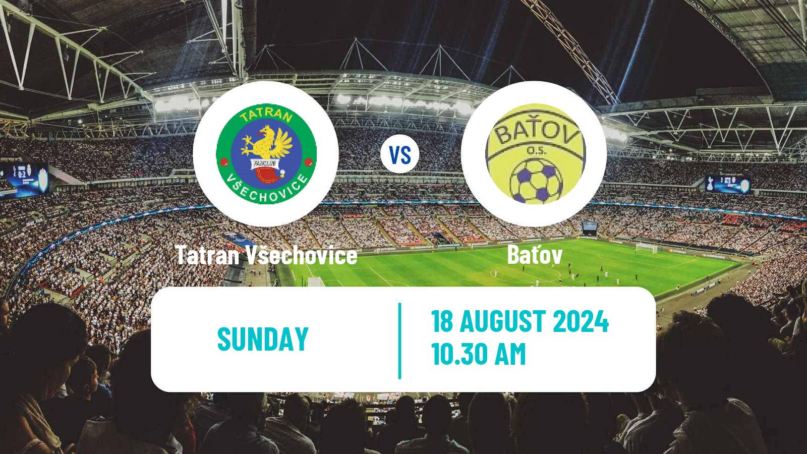 Soccer Czech Division E Tatran Všechovice - Baťov