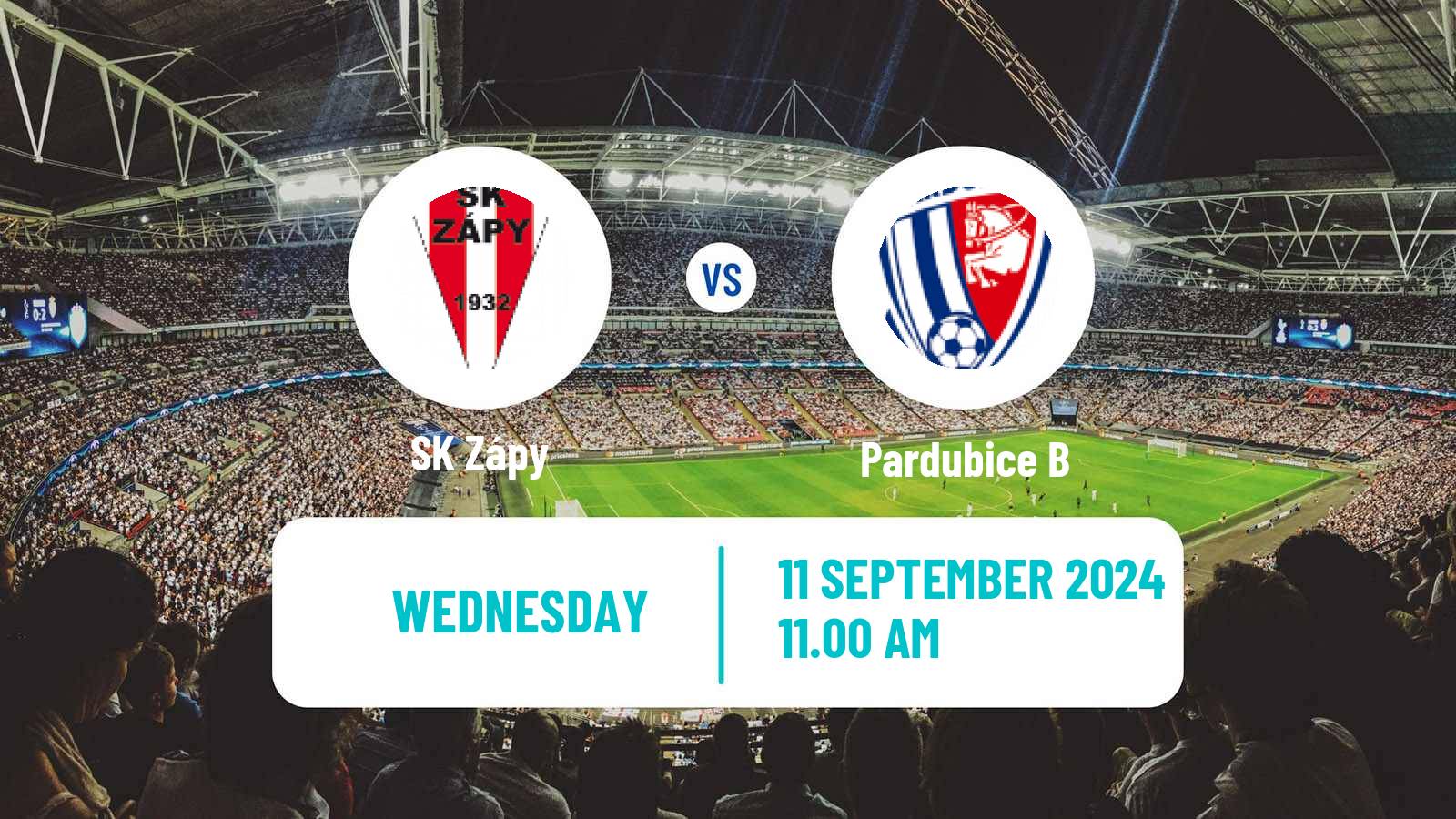 Soccer Czech CFL Group B Zápy - Pardubice B