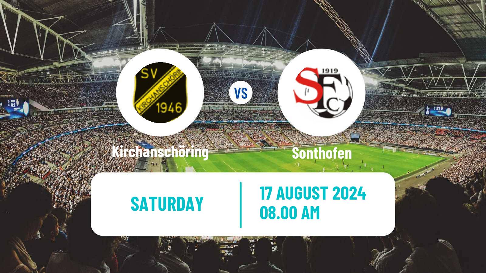 Soccer German Oberliga Bayern Süd Kirchanschöring - Sonthofen