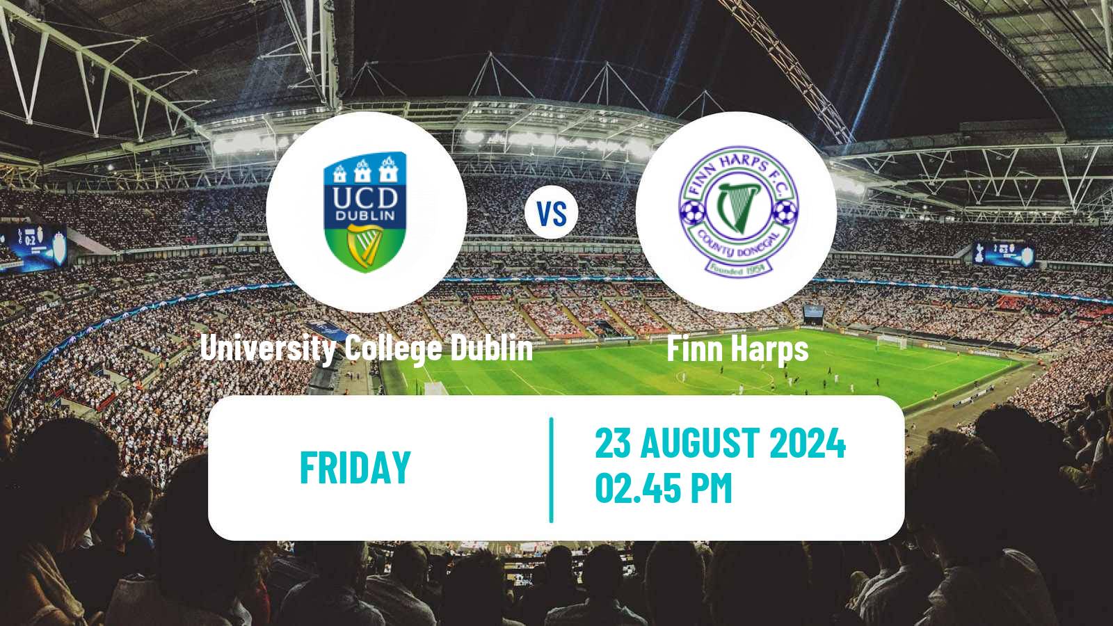 Soccer Irish Division 1 University College Dublin - Finn Harps