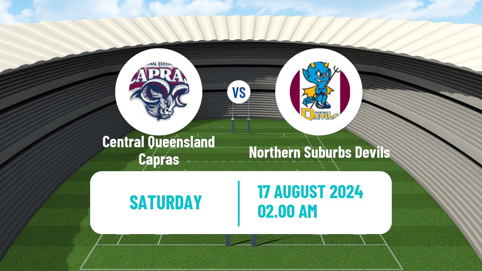 Rugby league Australian Queensland Cup Central Queensland Capras - Northern Suburbs Devils