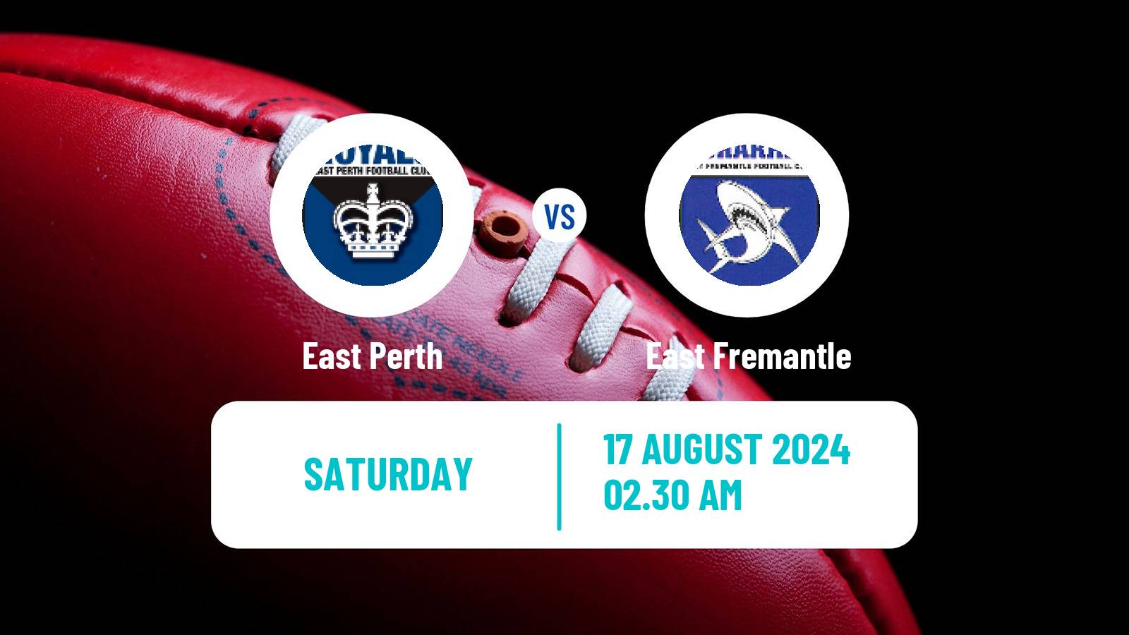 Aussie rules WAFL East Perth - East Fremantle