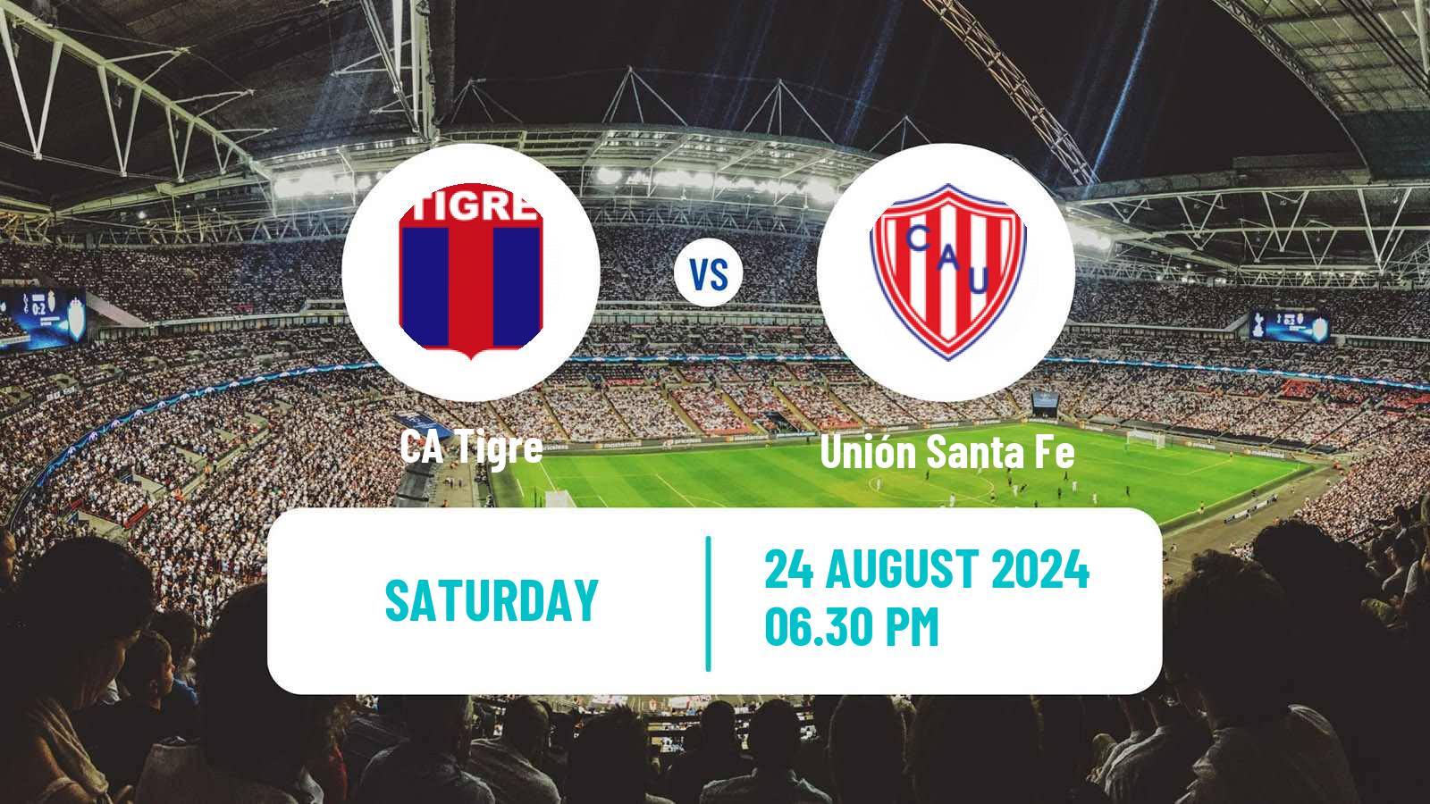 Soccer Argentinian Liga Profesional Tigre - Unión Santa Fe