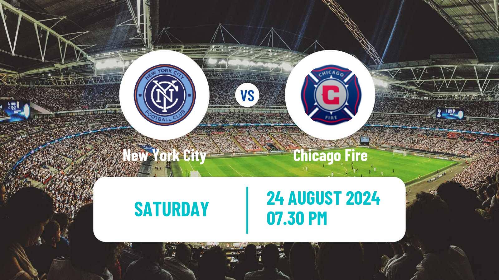 Soccer MLS New York City - Chicago Fire