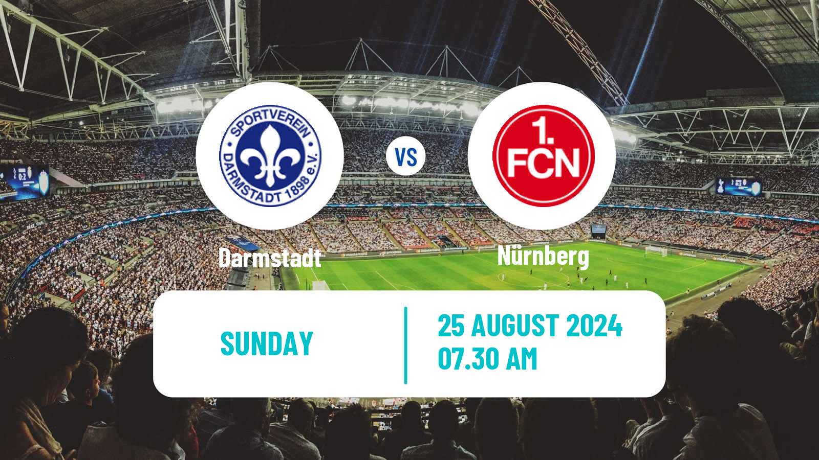 Soccer German 2 Bundesliga Darmstadt - Nürnberg