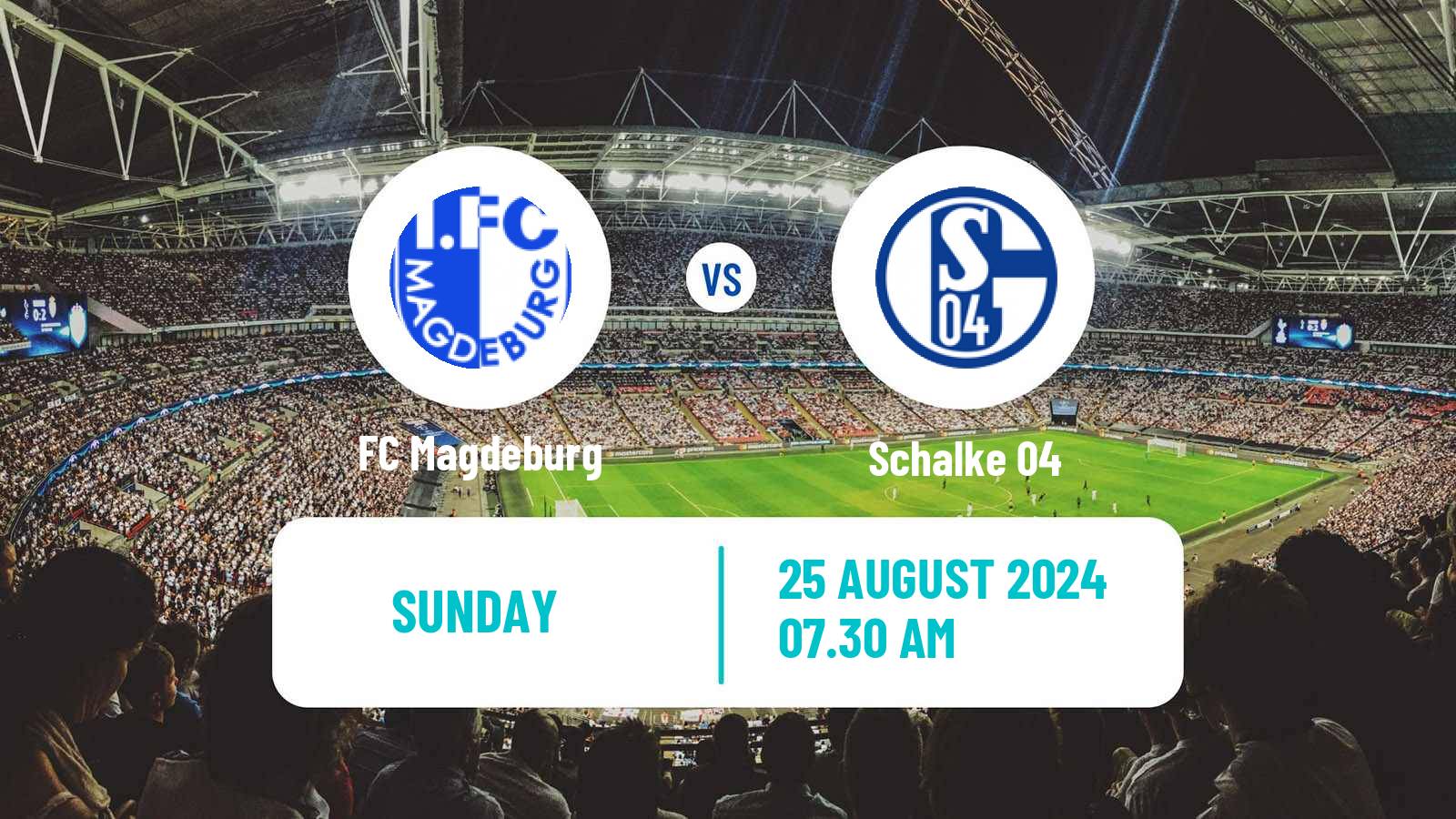 Soccer German 2 Bundesliga Magdeburg - Schalke 04