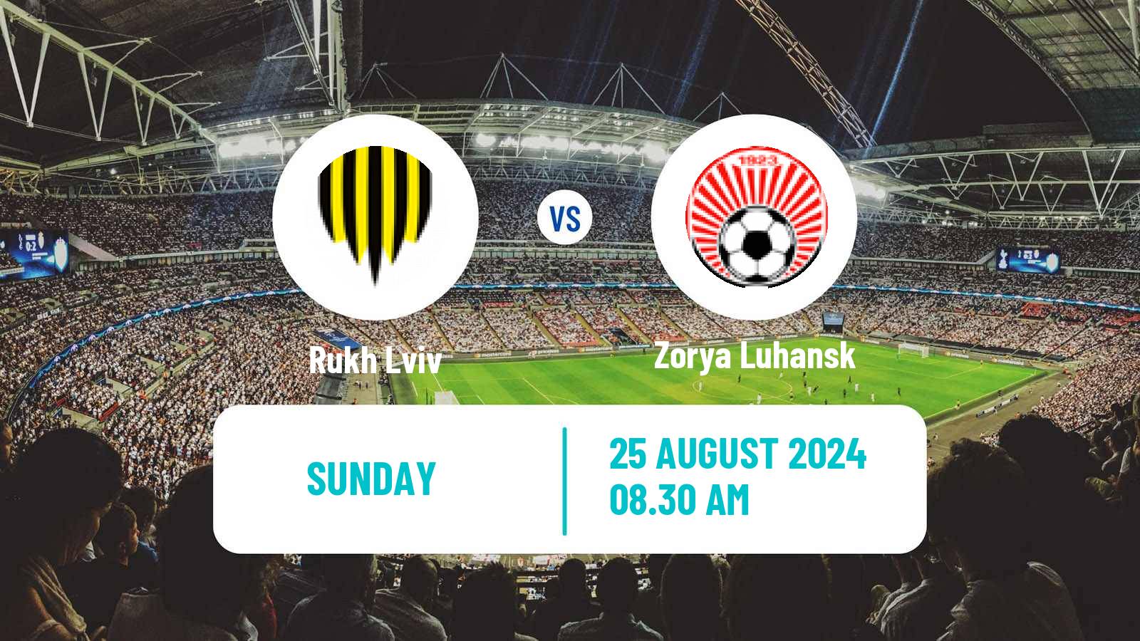 Soccer Ukrainian Premier League Rukh Lviv - Zorya Luhansk