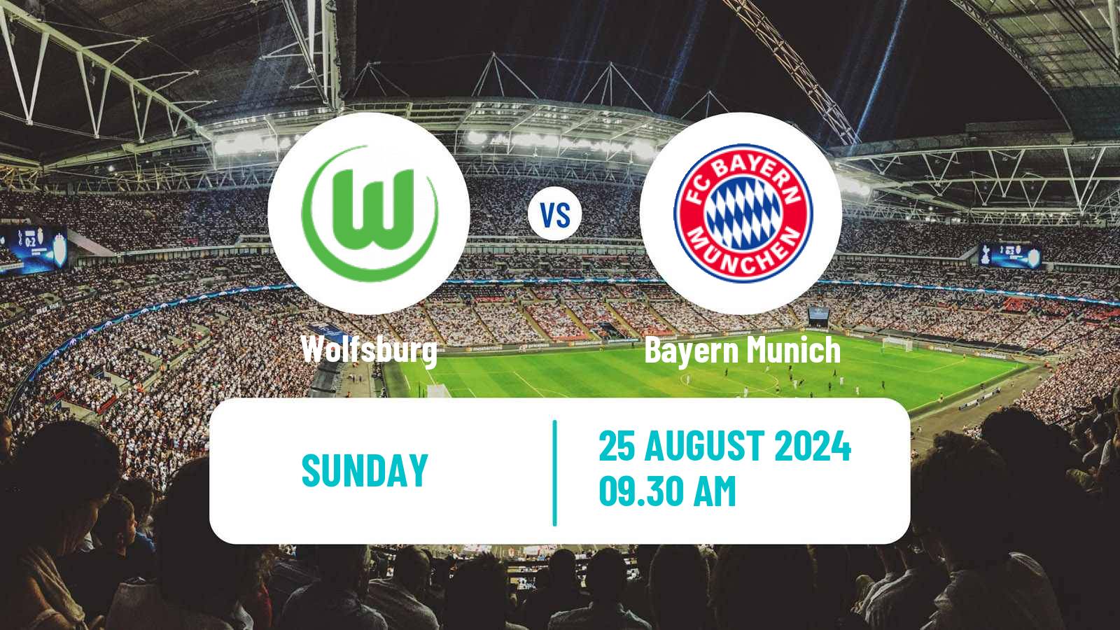 Soccer German Bundesliga Wolfsburg - Bayern Munich