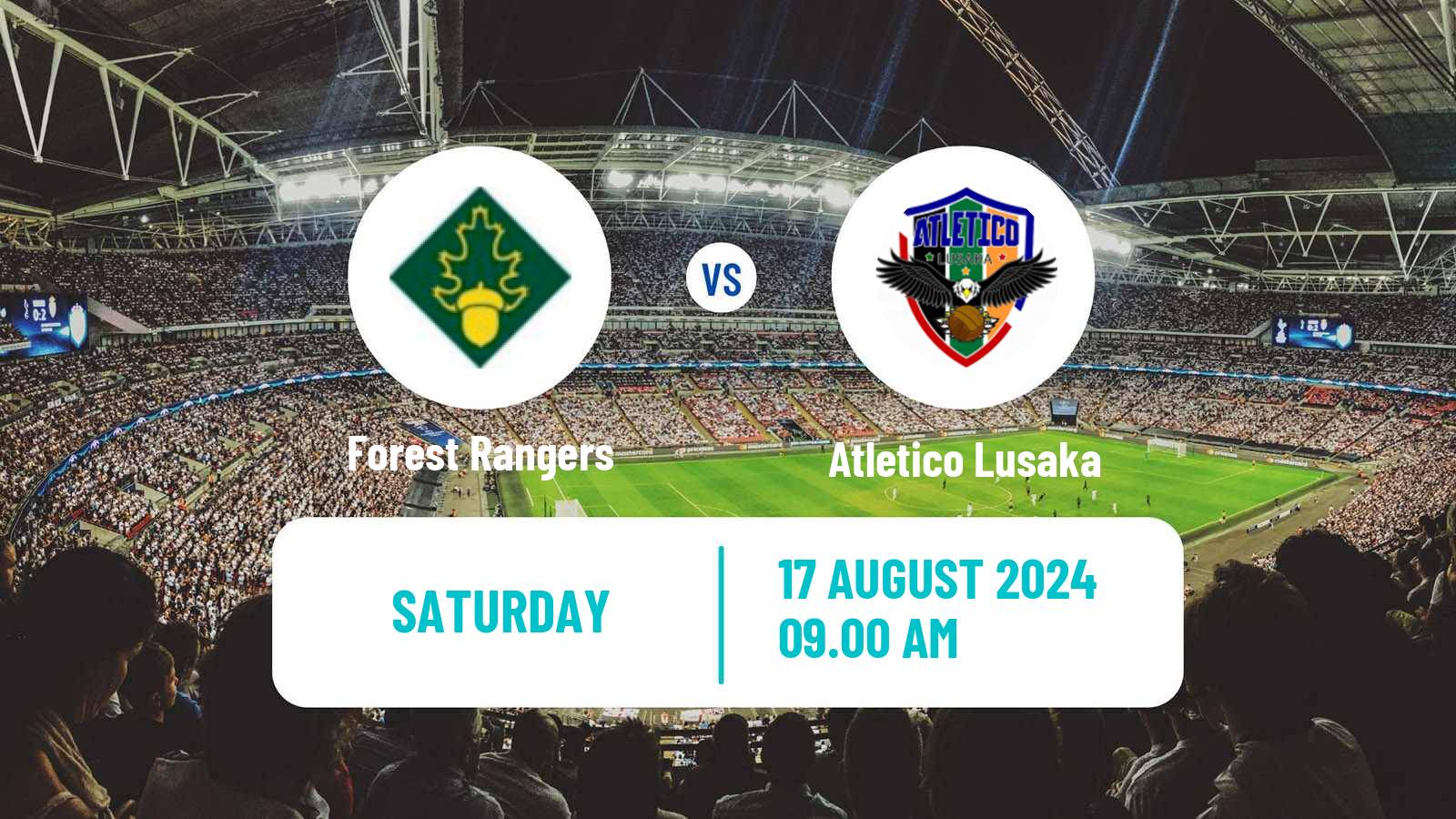 Soccer Zambian Premier League Forest Rangers - Atletico Lusaka