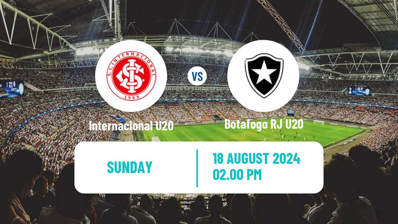 Soccer Brasileiro U20 Internacional U20 - Botafogo RJ U20