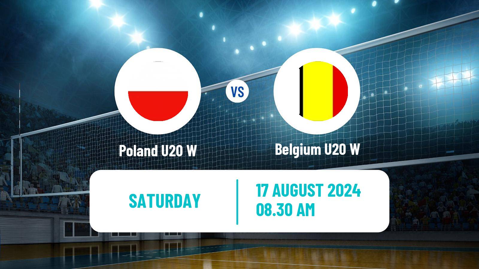 Volleyball European Championship U20 Volleyball Women Poland U20 W - Belgium U20 W