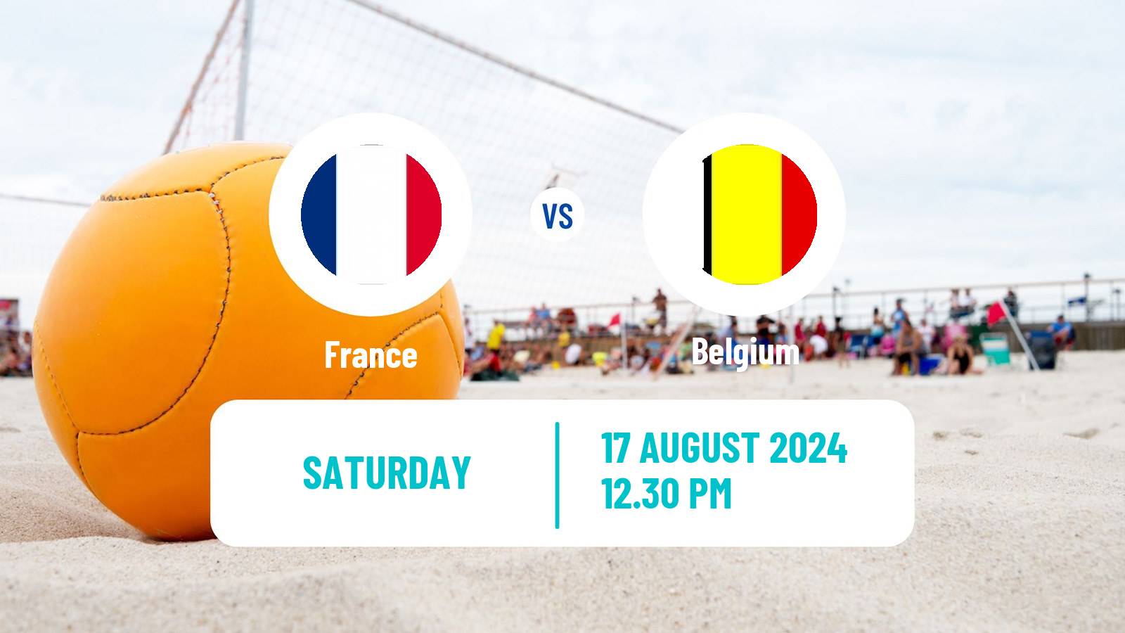 Beach soccer Casablanca Cup France - Belgium