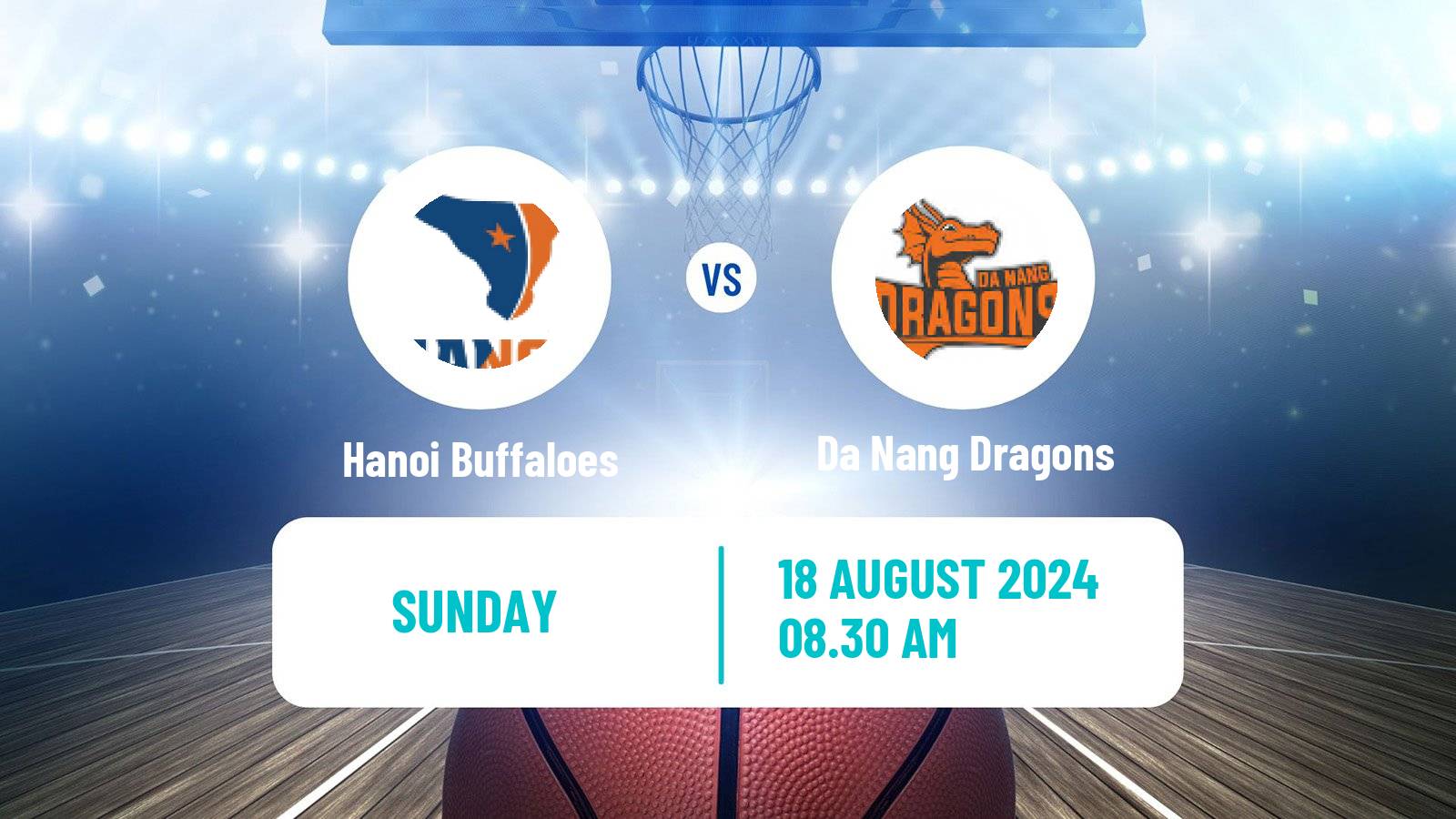 Basketball Vietnamese VBA Hanoi Buffaloes - Da Nang Dragons