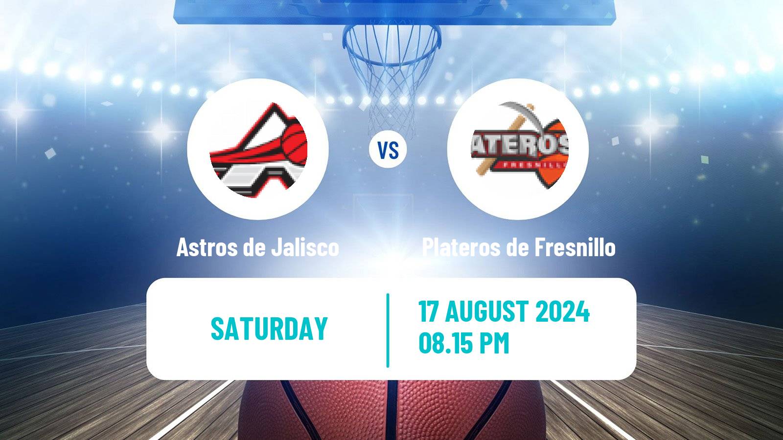 Basketball Mexican LNBP Astros de Jalisco - Plateros de Fresnillo