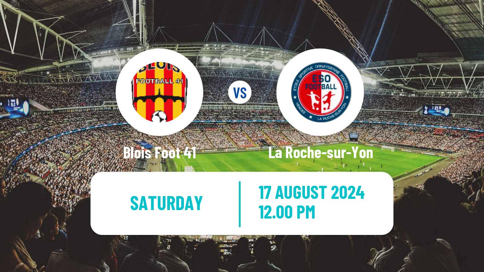 Soccer French National 2 - Group B Blois Foot 41 - La Roche-sur-Yon