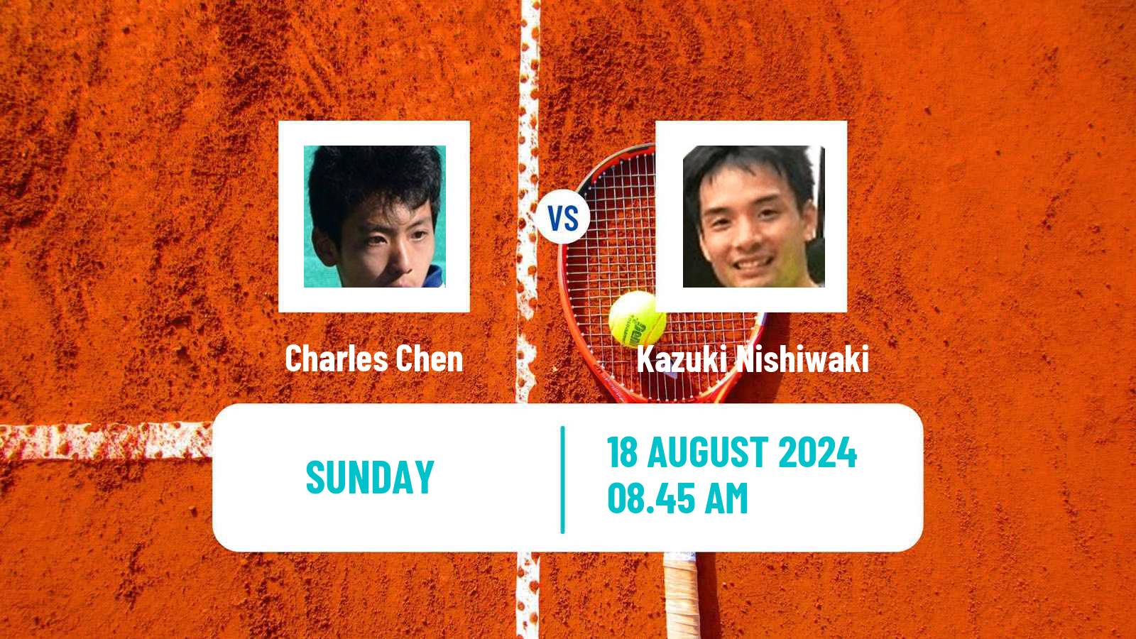 Tennis Jinan Challenger Men Charles Chen - Kazuki Nishiwaki