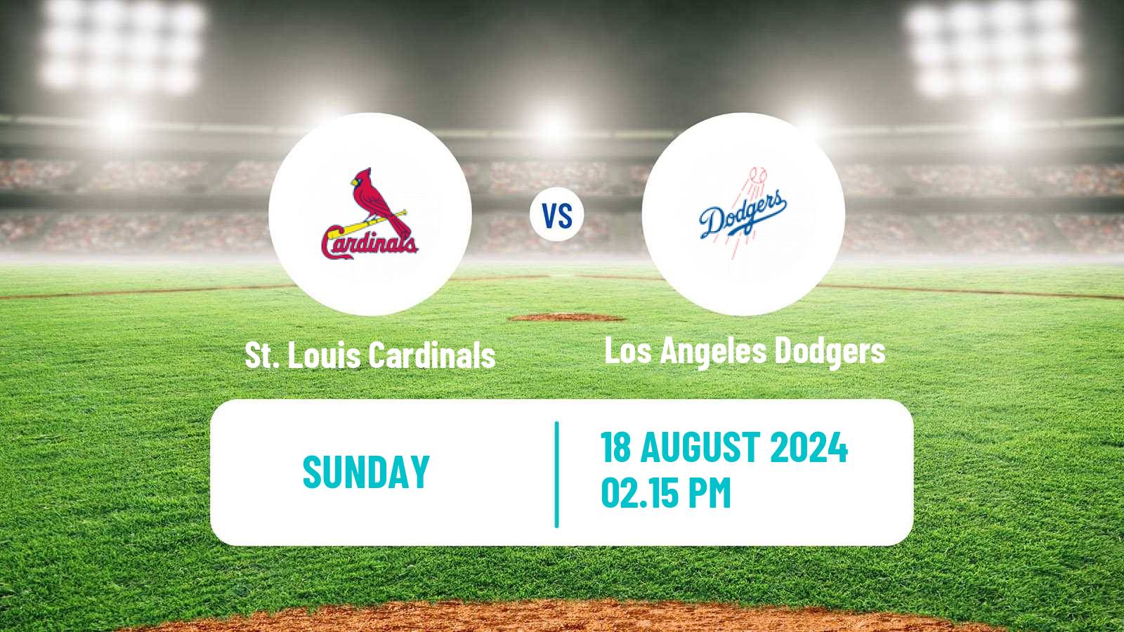 Baseball MLB St. Louis Cardinals - Los Angeles Dodgers