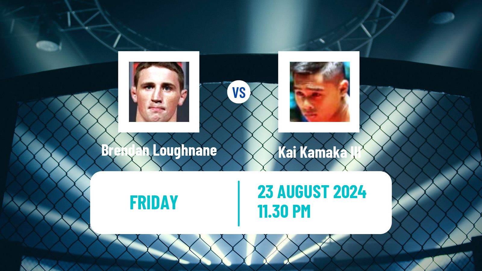 MMA Featherweight Pfl Men Brendan Loughnane - Kai Kamaka III