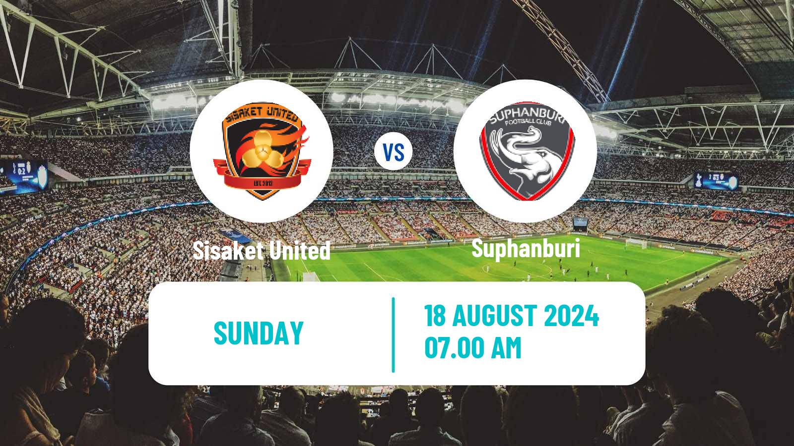 Soccer Thai League 2 Sisaket United - Suphanburi