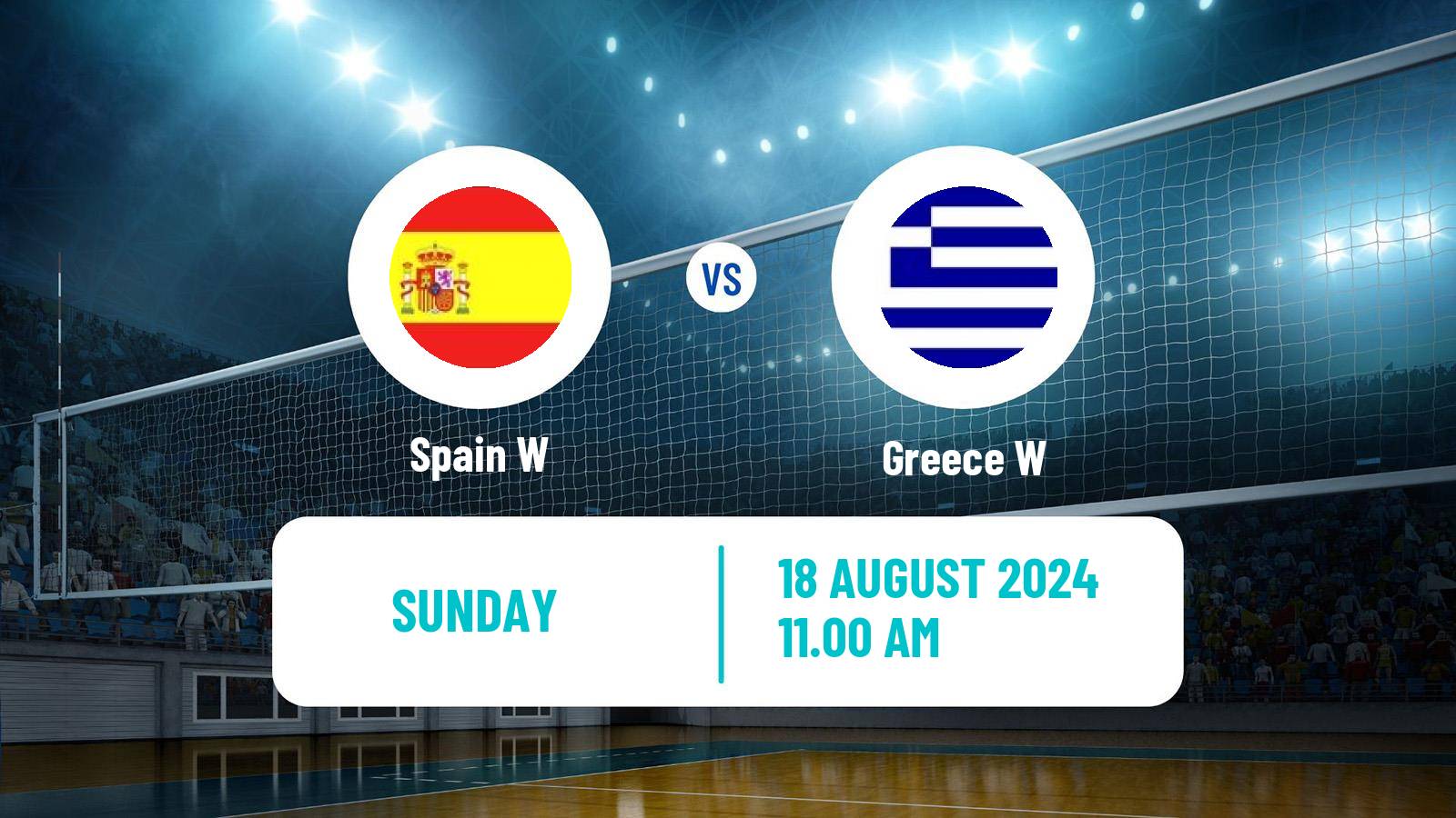 Volleyball Friendly International Volleyball Women Spain W - Greece W