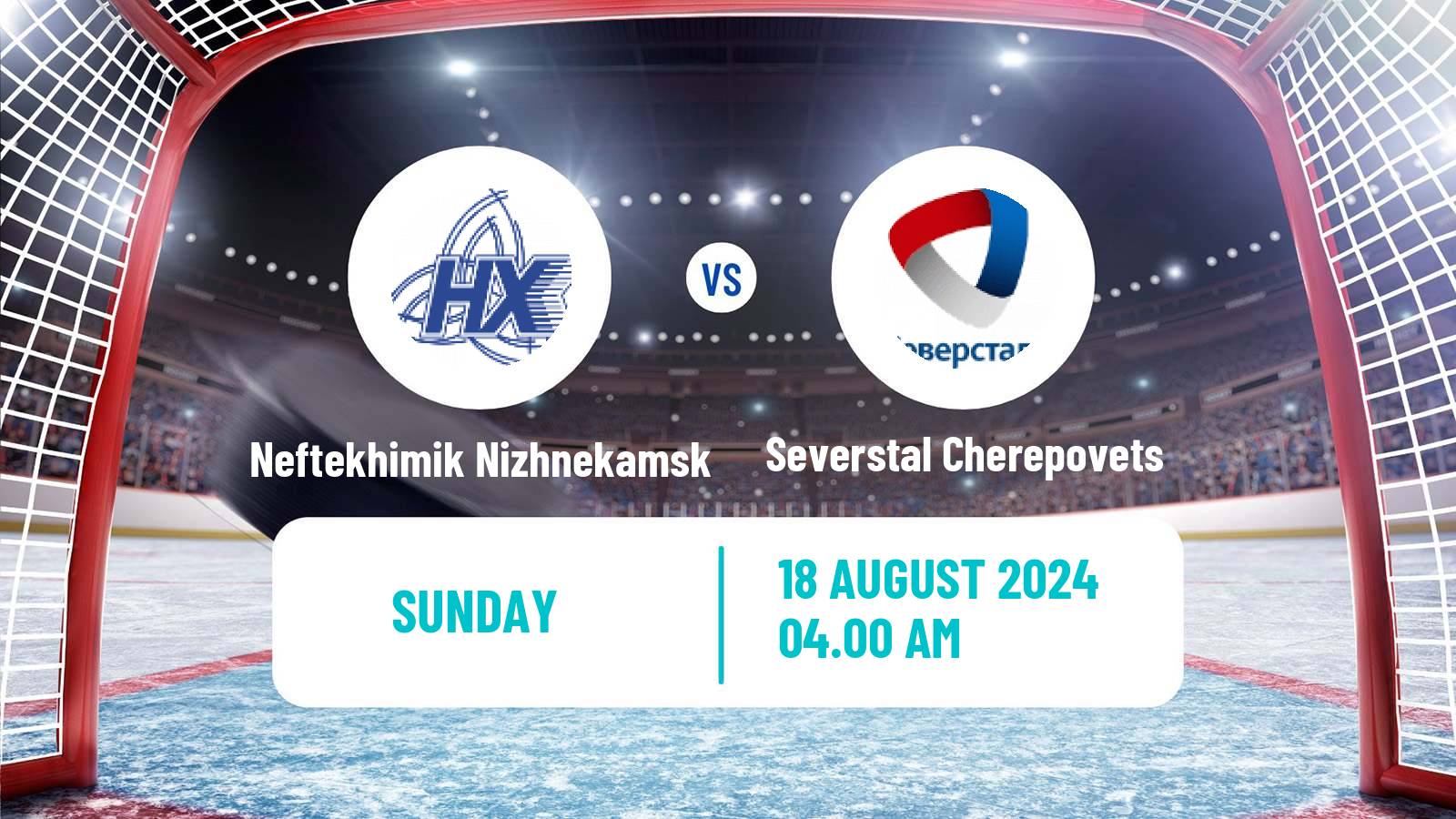 Hockey Club Friendly Ice Hockey Neftekhimik Nizhnekamsk - Severstal Cherepovets