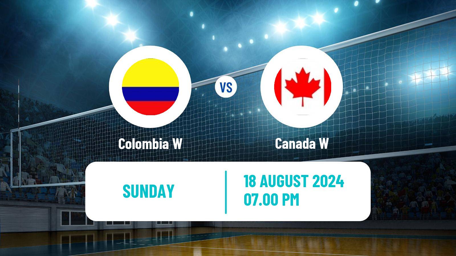 Volleyball Pan-American Cup Volleyball Women Colombia W - Canada W