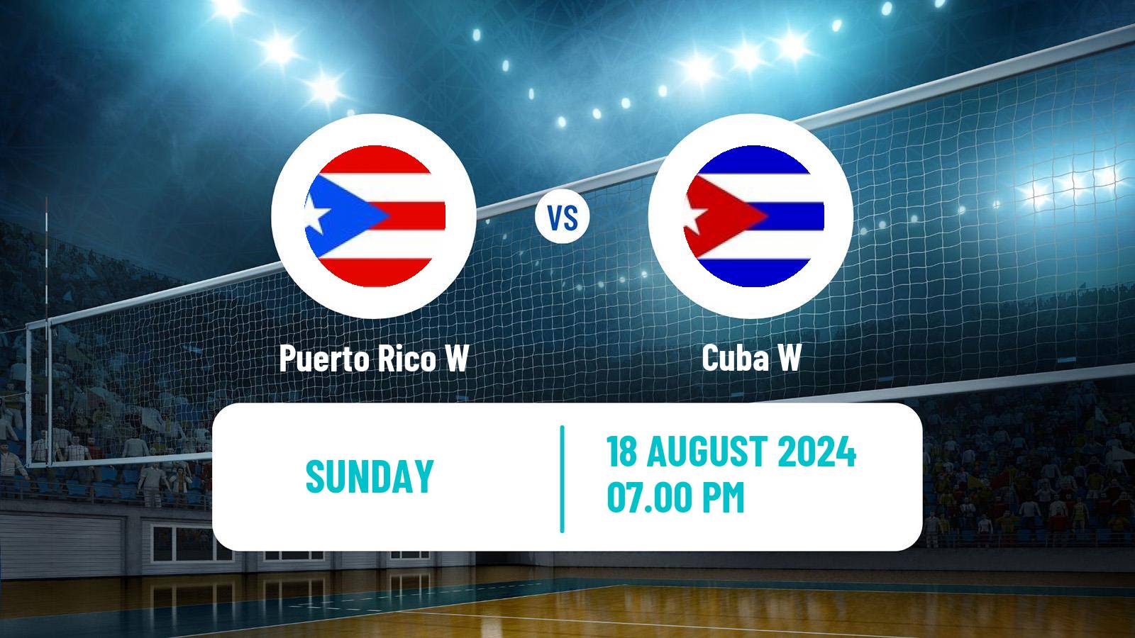 Volleyball Pan-American Cup Volleyball Women Puerto Rico W - Cuba W