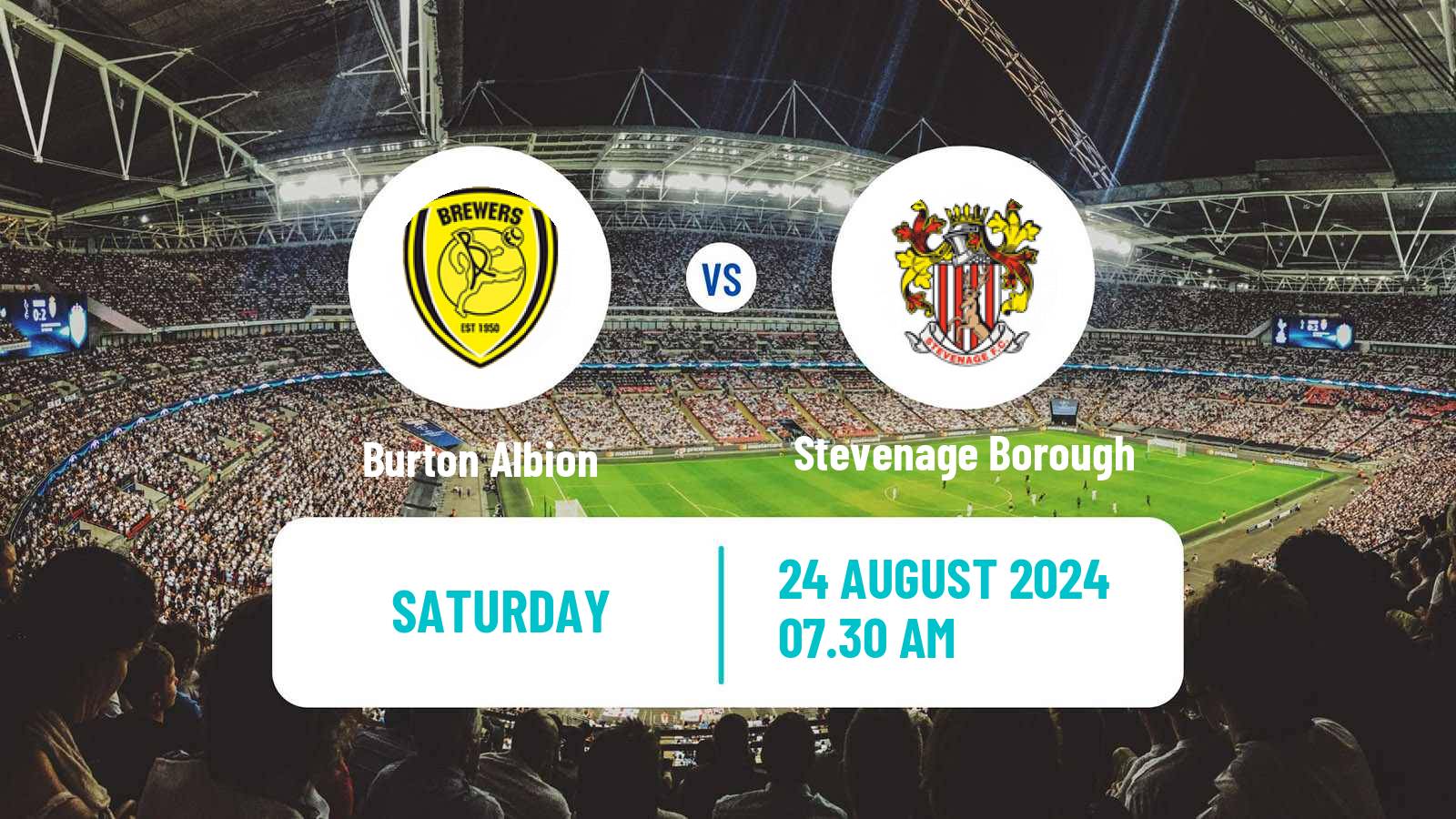 Soccer English League One Burton Albion - Stevenage Borough