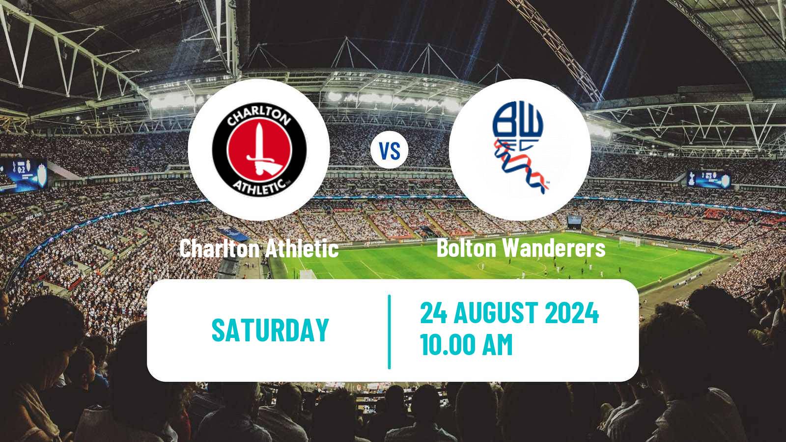 Soccer English League One Charlton Athletic - Bolton Wanderers