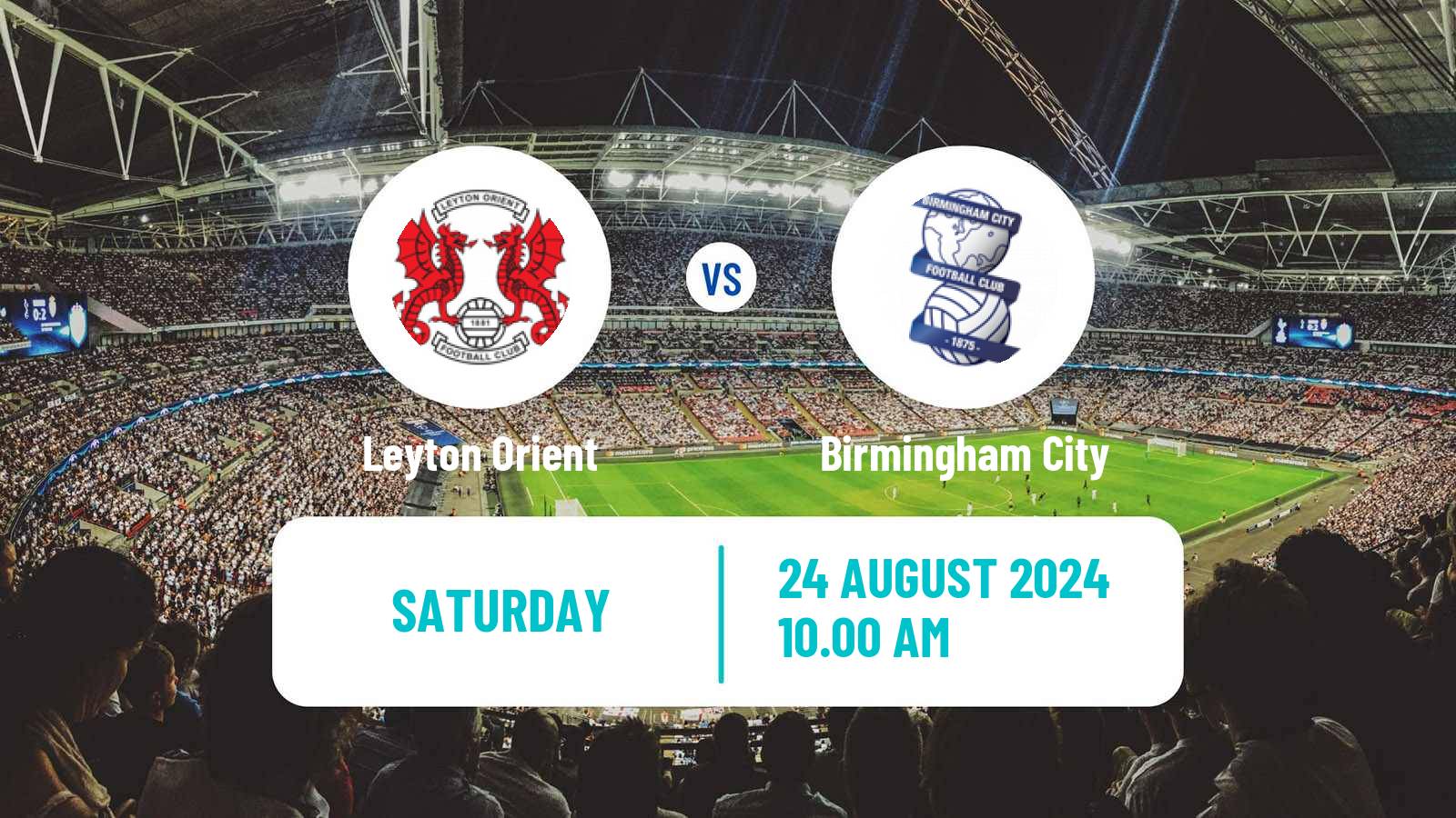 Soccer English League One Leyton Orient - Birmingham City