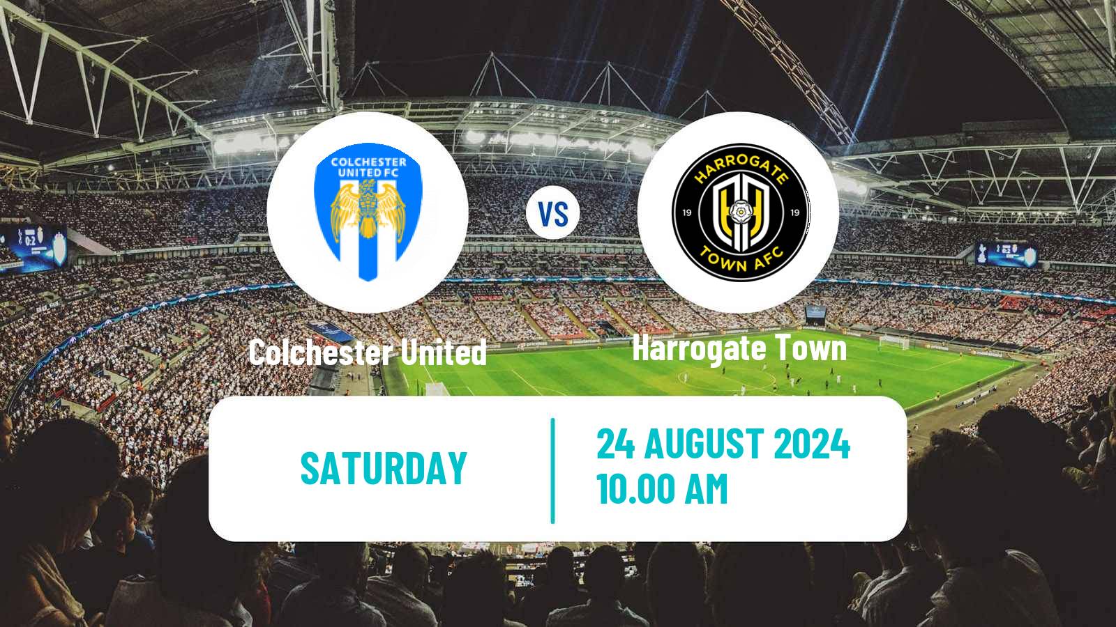 Soccer English League Two Colchester United - Harrogate Town