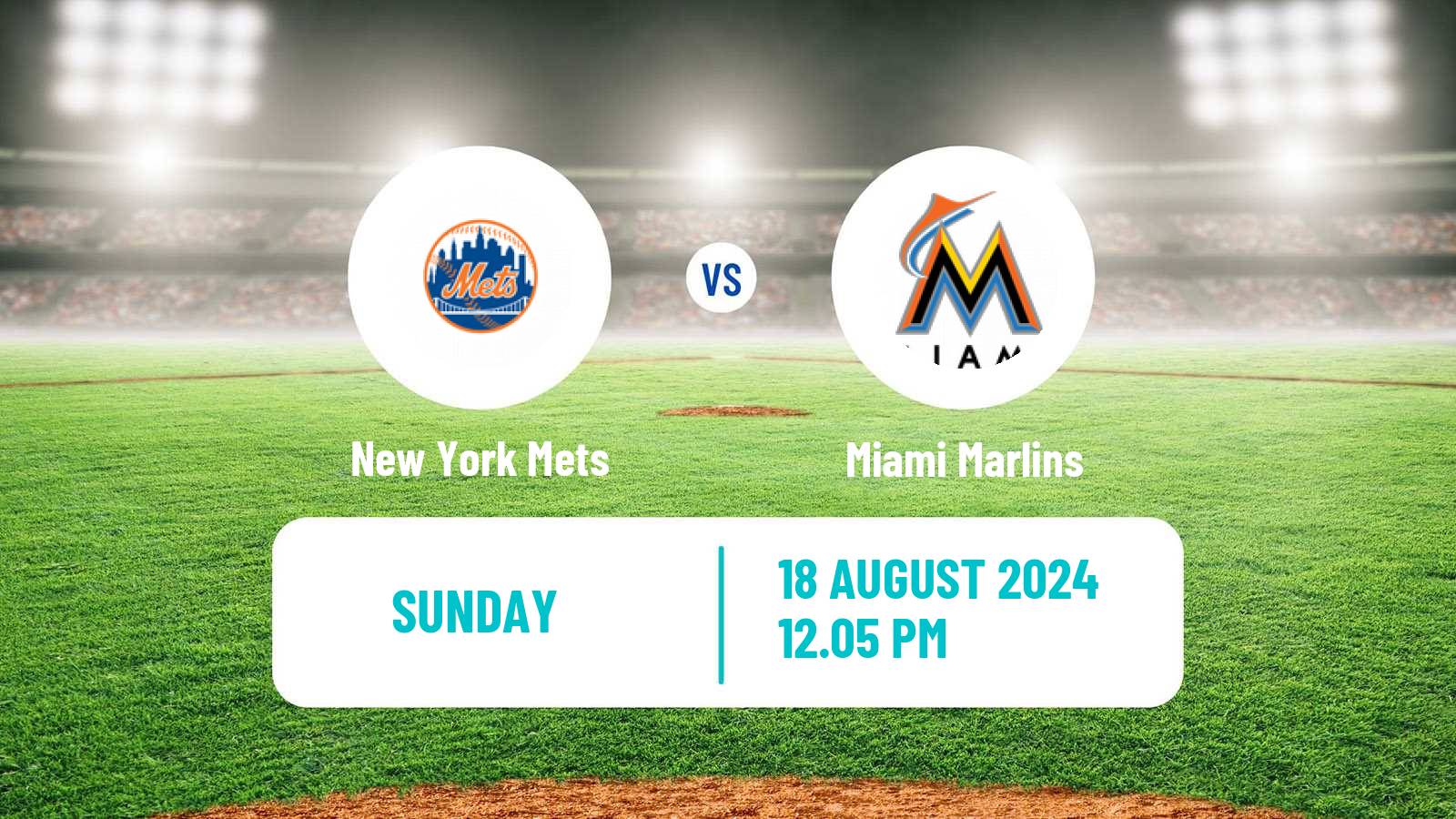 Baseball MLB New York Mets - Miami Marlins