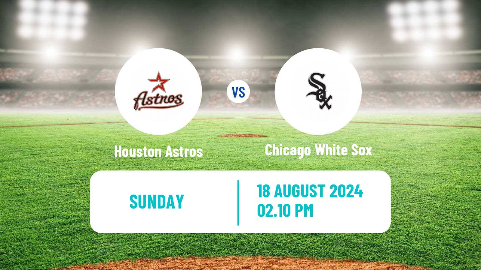 Baseball MLB Houston Astros - Chicago White Sox