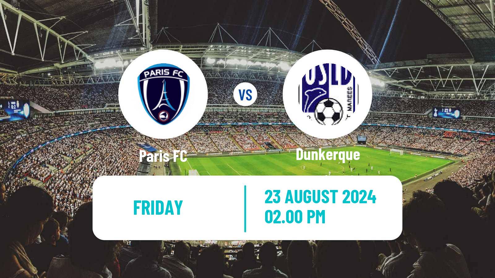 Soccer French Ligue 2 Paris FC - Dunkerque