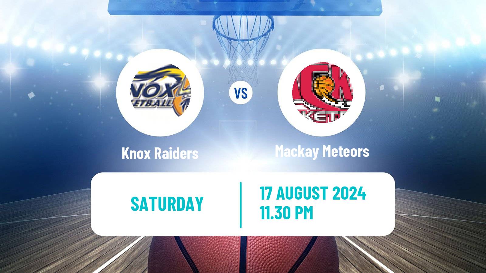 Basketball Australian NBL1 Knox Raiders - Mackay Meteors