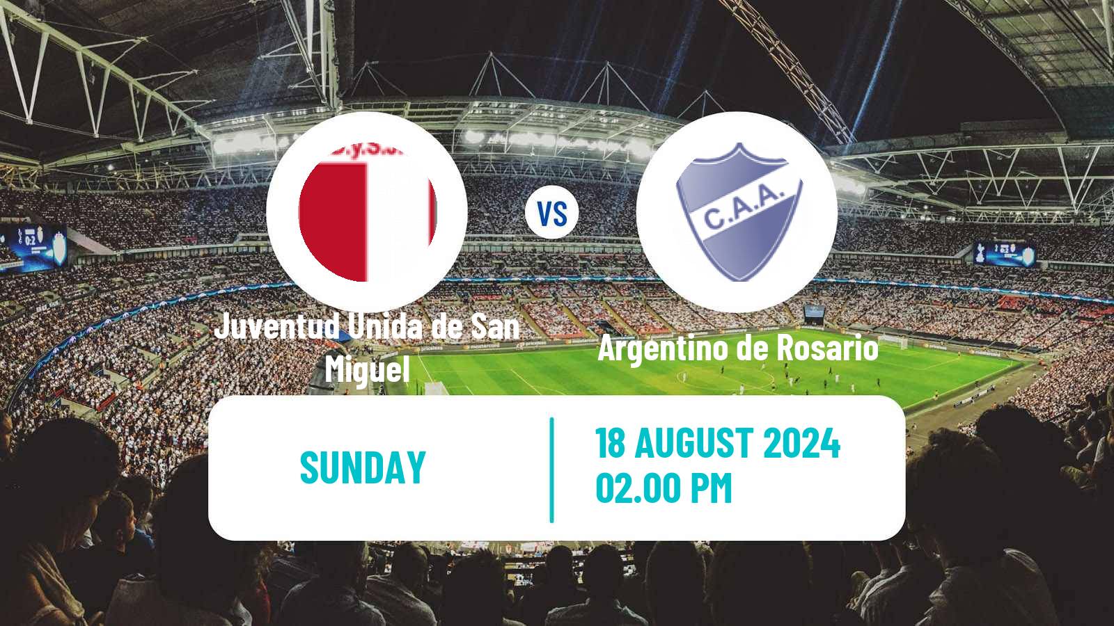 Soccer Argentinian Primera C Juventud Unida de San Miguel - Argentino de Rosario