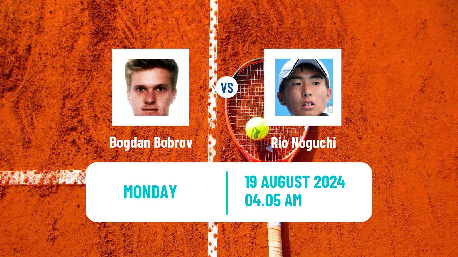 Tennis Jinan Challenger Men Bogdan Bobrov - Rio Noguchi