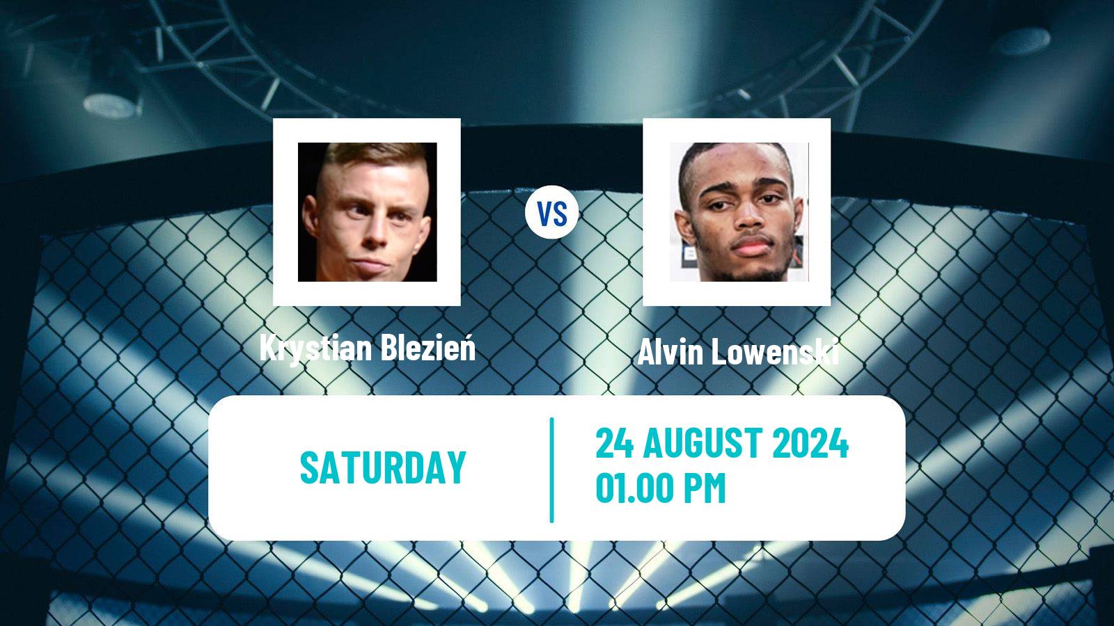 MMA Lightweight Ksw Men Krystian Blezień - Alvin Lowenski