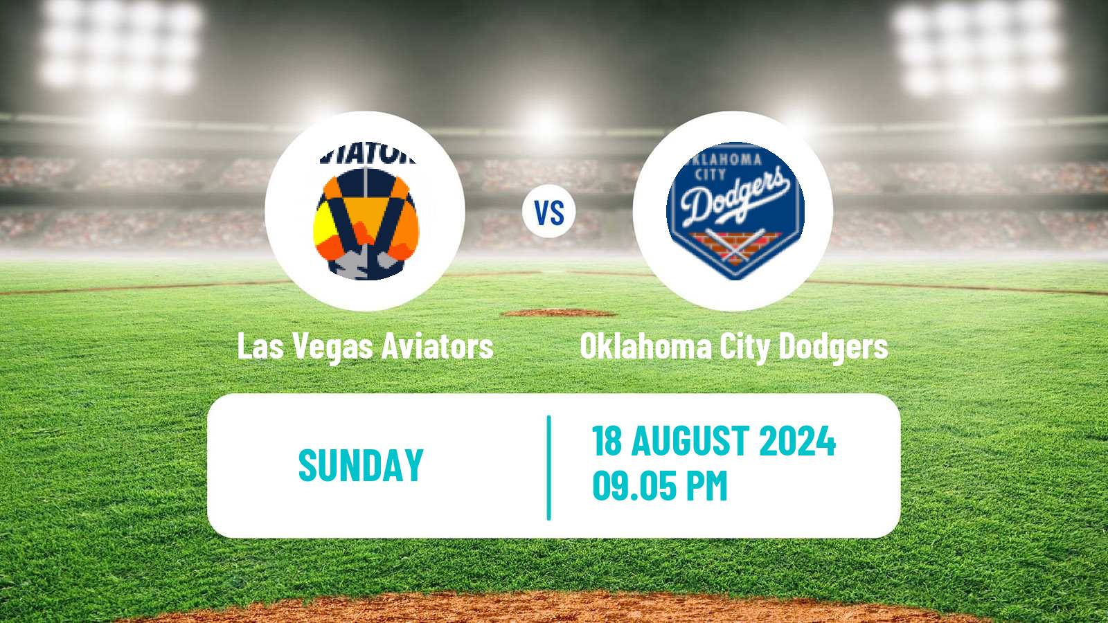 Baseball PCL Las Vegas Aviators - Oklahoma City Dodgers