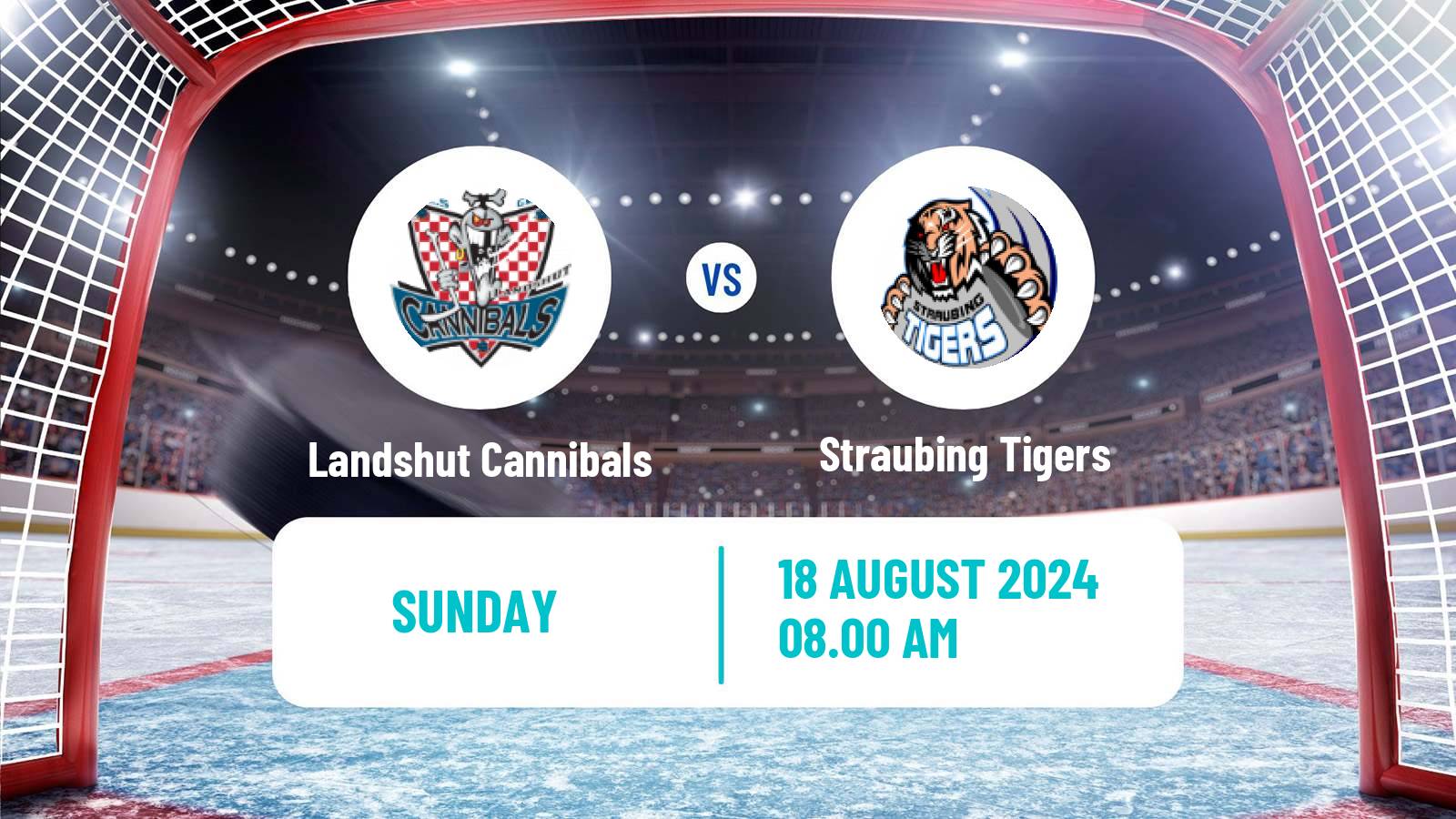 Hockey Club Friendly Ice Hockey Landshut Cannibals - Straubing Tigers