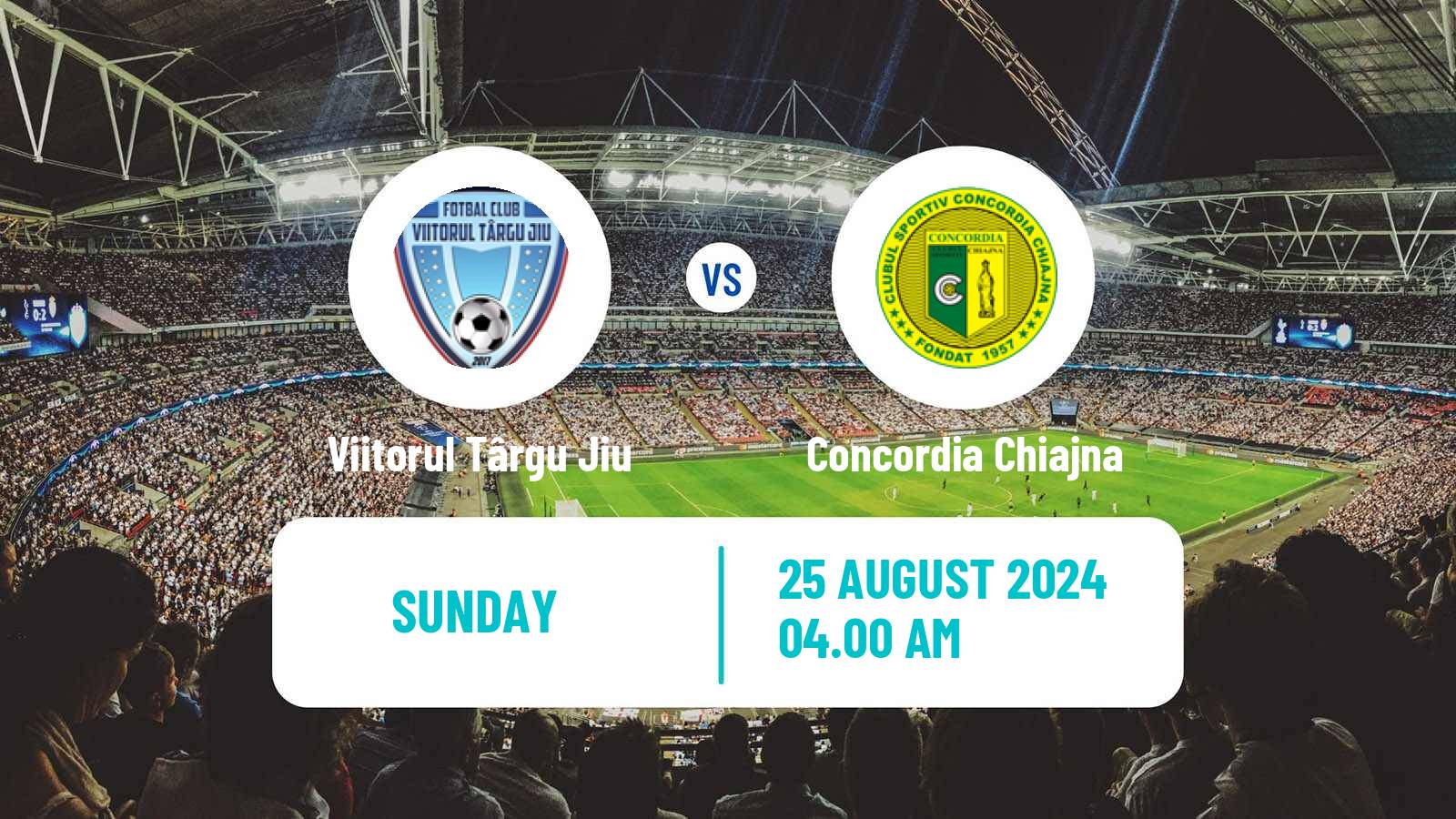 Soccer Romanian Division 2 Viitorul Târgu Jiu - Concordia Chiajna