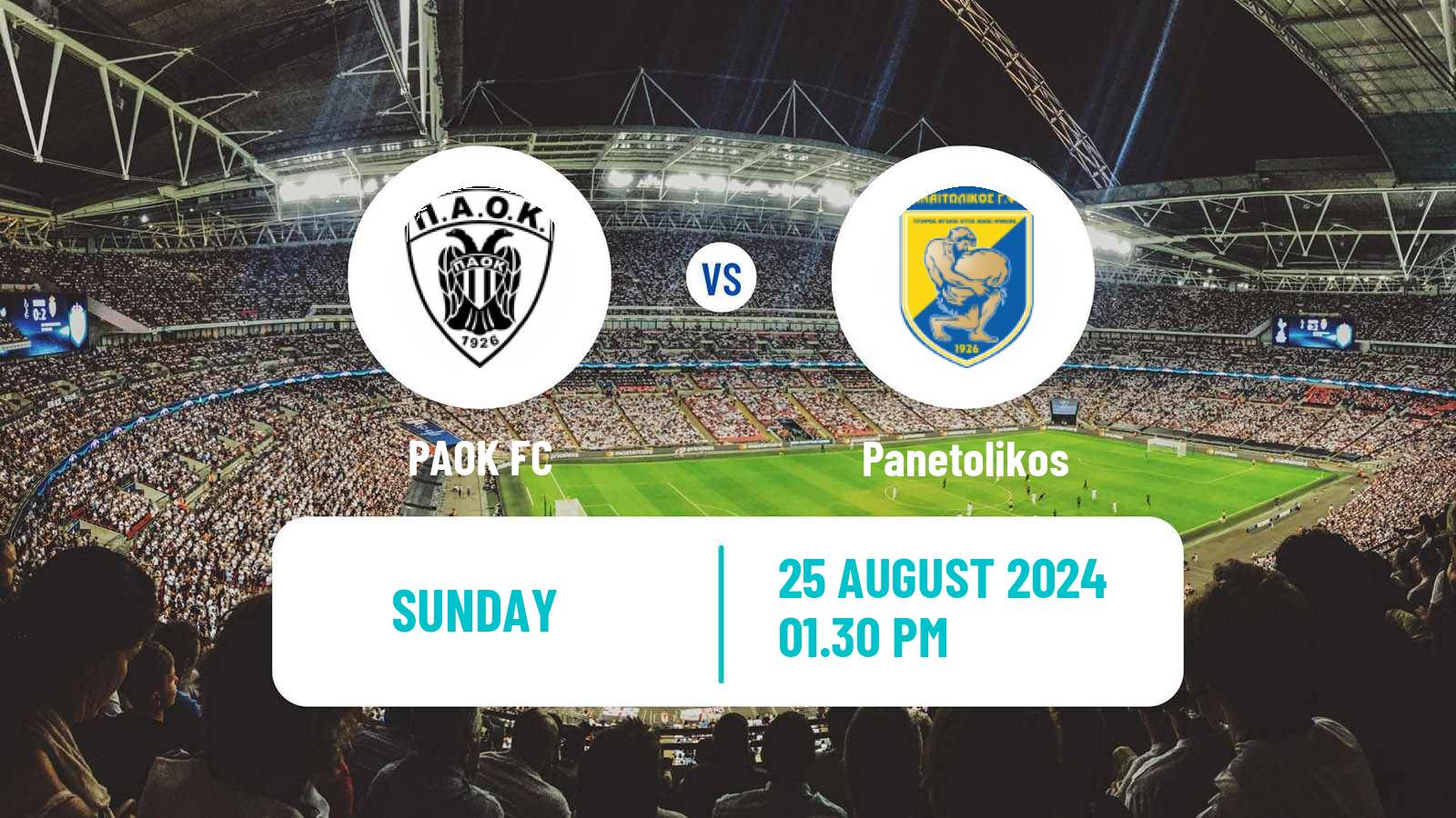 Soccer Greek Super League PAOK - Panetolikos