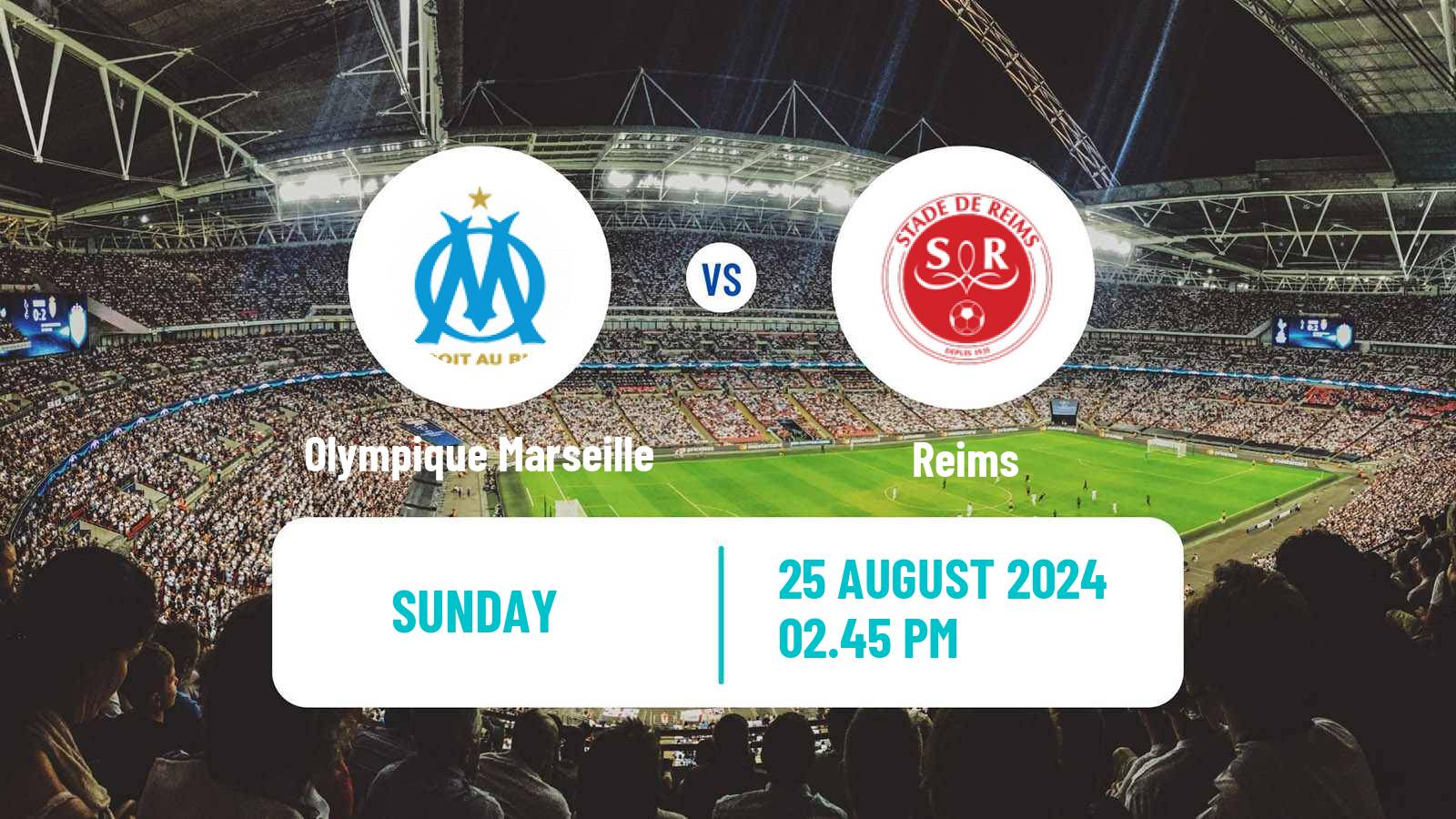 Soccer French Ligue 1 Olympique Marseille - Reims