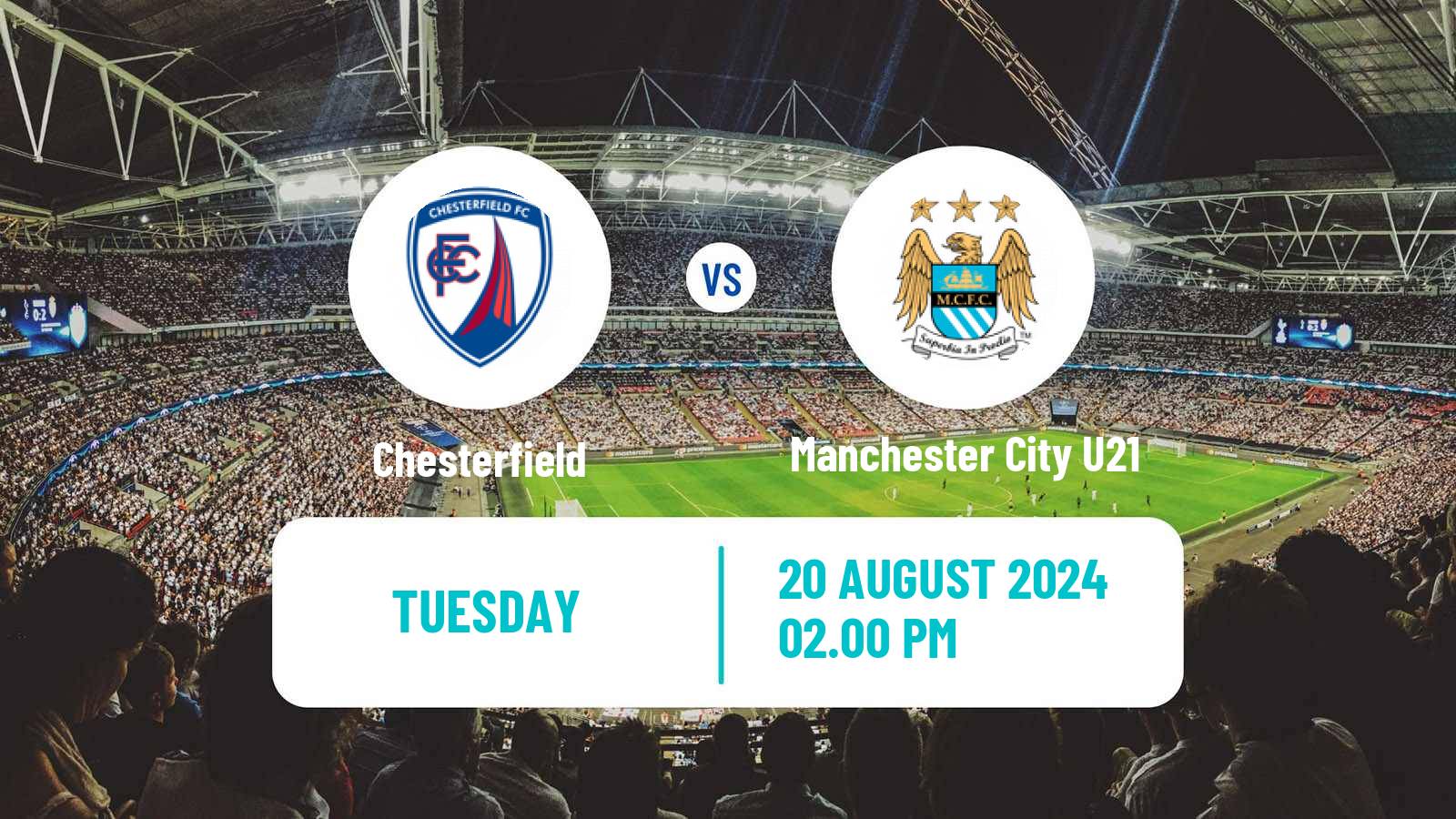 Soccer English EFL Trophy Chesterfield - Manchester City U21