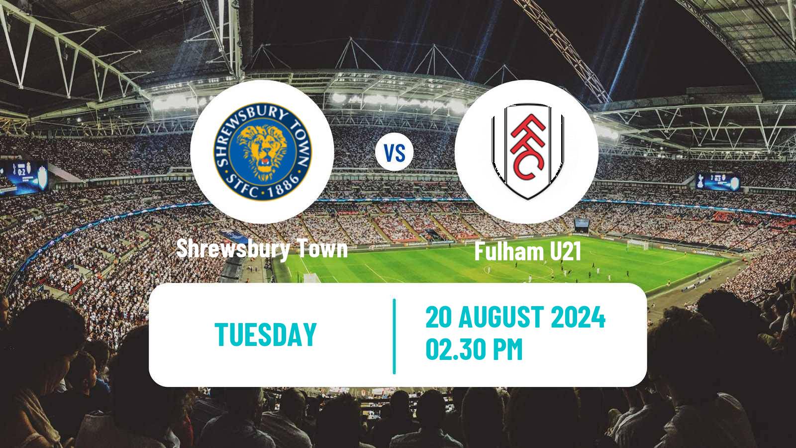 Soccer English EFL Trophy Shrewsbury Town - Fulham U21